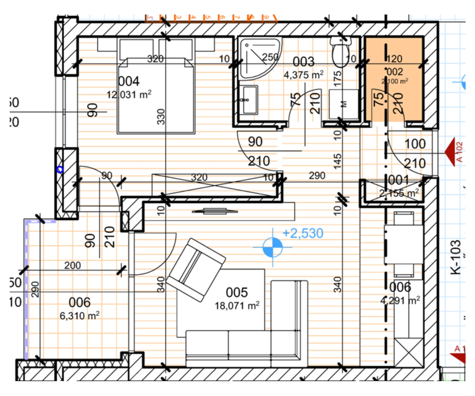 nidum-lakopark-kozarmisleny-A-102-lakas-alaprajz